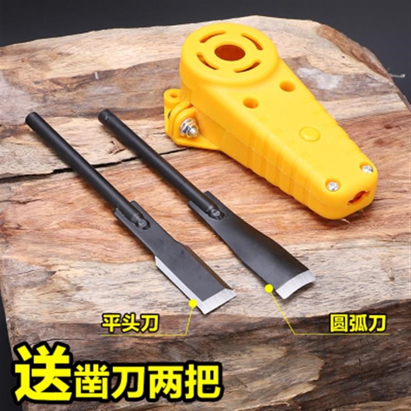 热销盾邦电动角磨机n木工凿刀木工雕刻刀木雕盆景根雕工具电动木