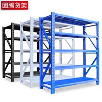 固騰倉庫倉儲貨架展示輕型重型鐵架快遞家用多層儲物置物架