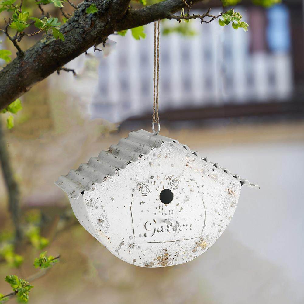 铁艺鸟屋挂件复古花园鸟巢摆饰阳台庭院鸟笼装饰吊饰家居造景摆件,家居饰品,户外/庭院摆件,淘宝优惠券,粉丝福利购,淘宝优惠卷