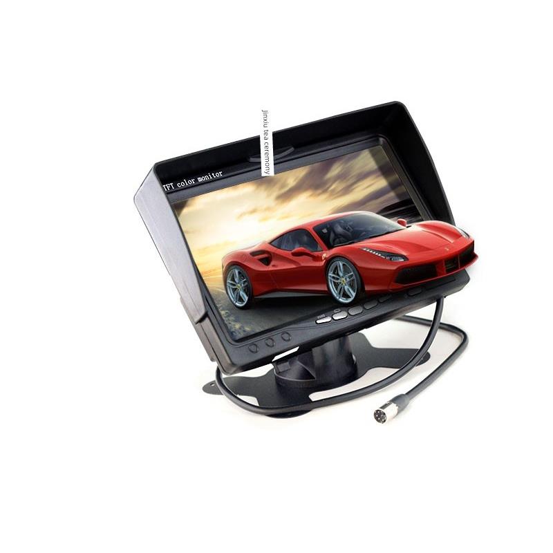 12V24V汽车通用高清遮阳7英寸汽车倒车图像屏汽车7英寸倒车监控显