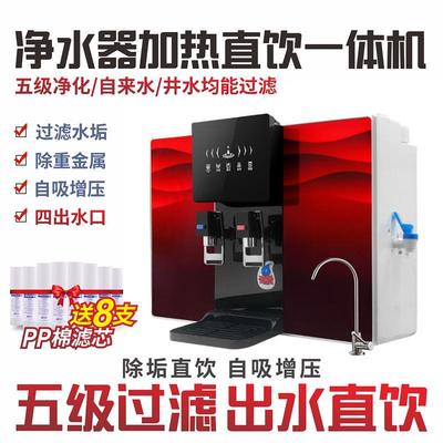 净化制冷净水器家用直饮加热一体机自来水过滤器ro反渗透饮水机
