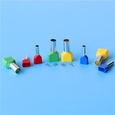 TE1012接线端子TE1008管形冷压接线鼻子TE1010针管状护套铜线耳