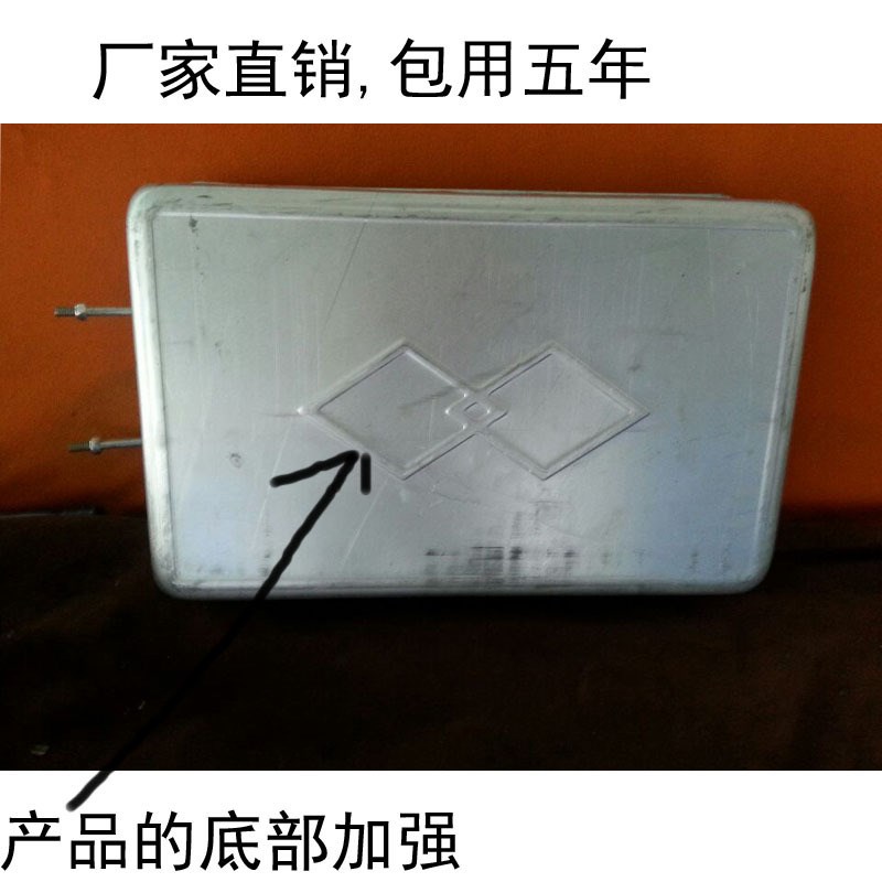 江苏送货锁厂用仓库周转32*21*10物流镀锌铁皮可叠五金周转箱