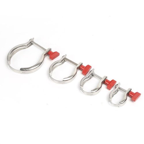 304不锈钢KF真空弹簧卡箍 管夹抱喉箍管道 快装防脱防震KF16-KF50