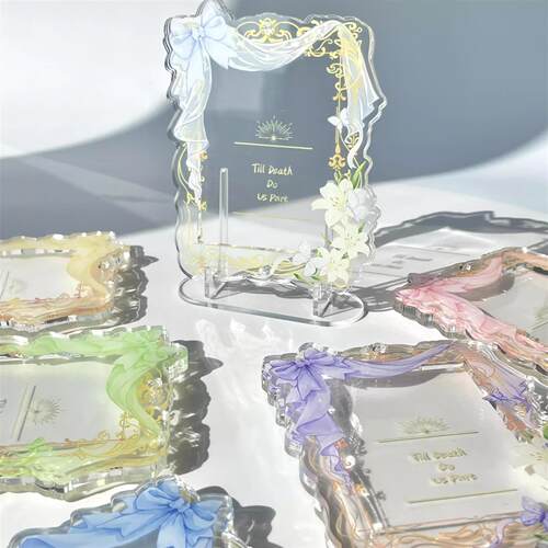 绝美清透压克力卡框谷美