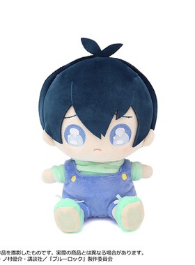 预订 Movic 蓝色监狱 哭哭泪眼 Q版坐姿毛绒玩偶 O0823 周边