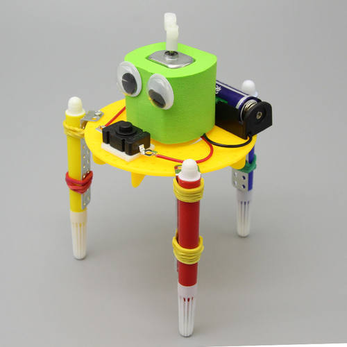 小学生科技创意制作小发明涂鸦机器人diy手工stem交易教具材料包