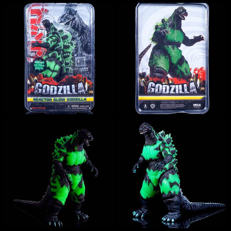 NECA夜光版反应堆辉光哥斯拉Godzilla手模型关节可动恐龙摆件图片
