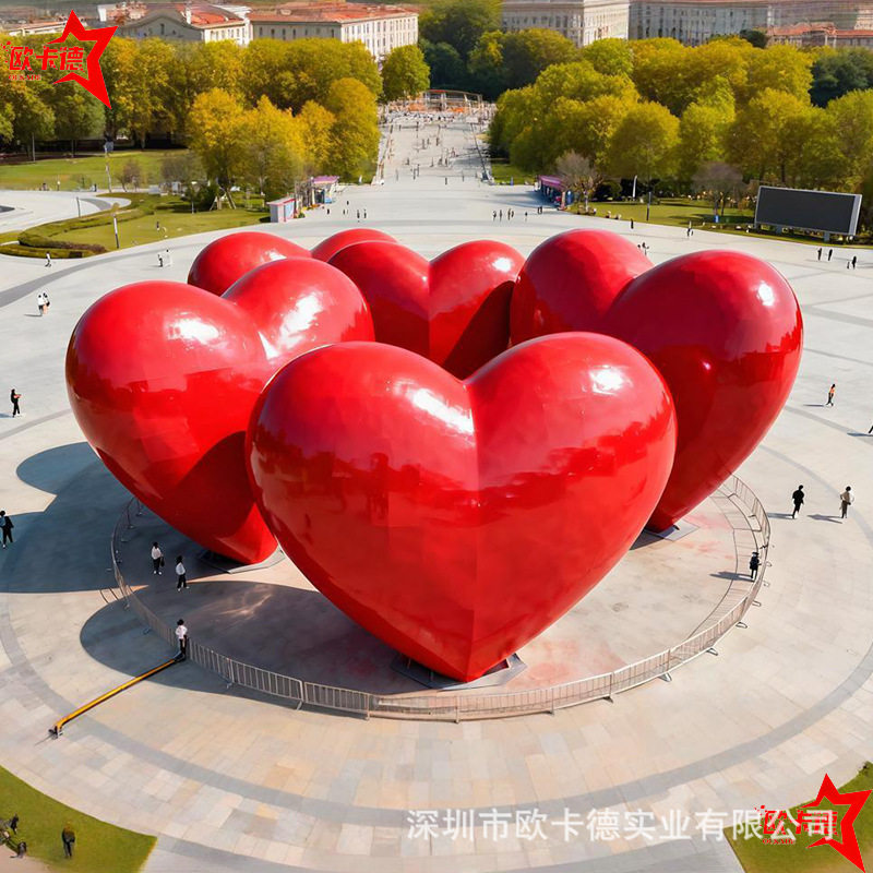 大型玻璃钢雕塑爱心公园林户外景观网红拍照打卡艺术景区心型美陈,商业/办公家具,雕塑,淘宝优惠券,粉丝福利购,淘宝优惠卷