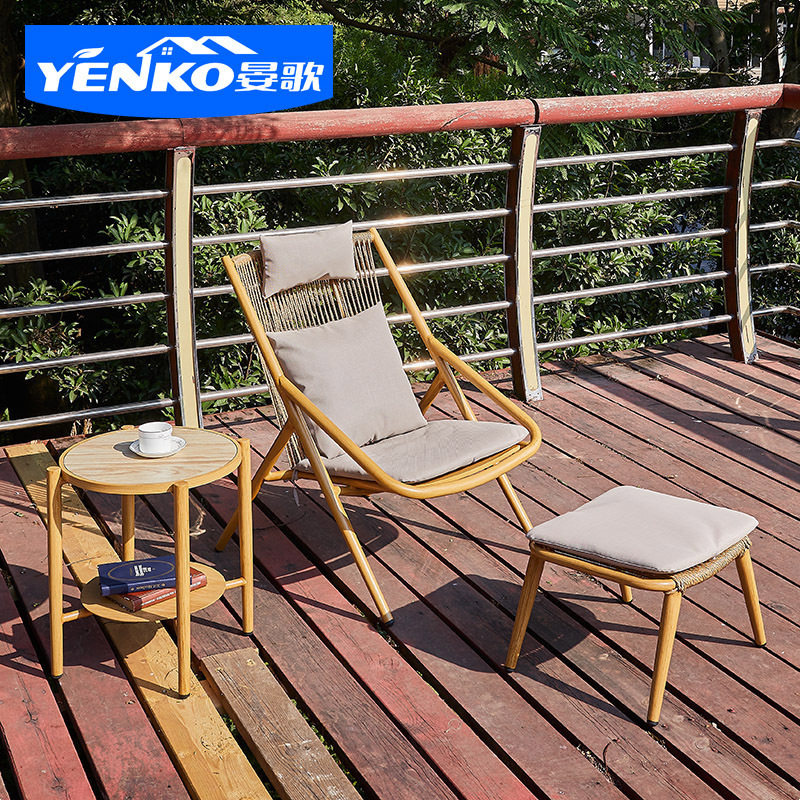 晏歌单人沙发椅轻奢阳台休闲椅极简简约现代客厅懒人沙发民宿藤椅,住宅家具,阳台椅,淘宝优惠券,粉丝福利购,淘宝优惠卷