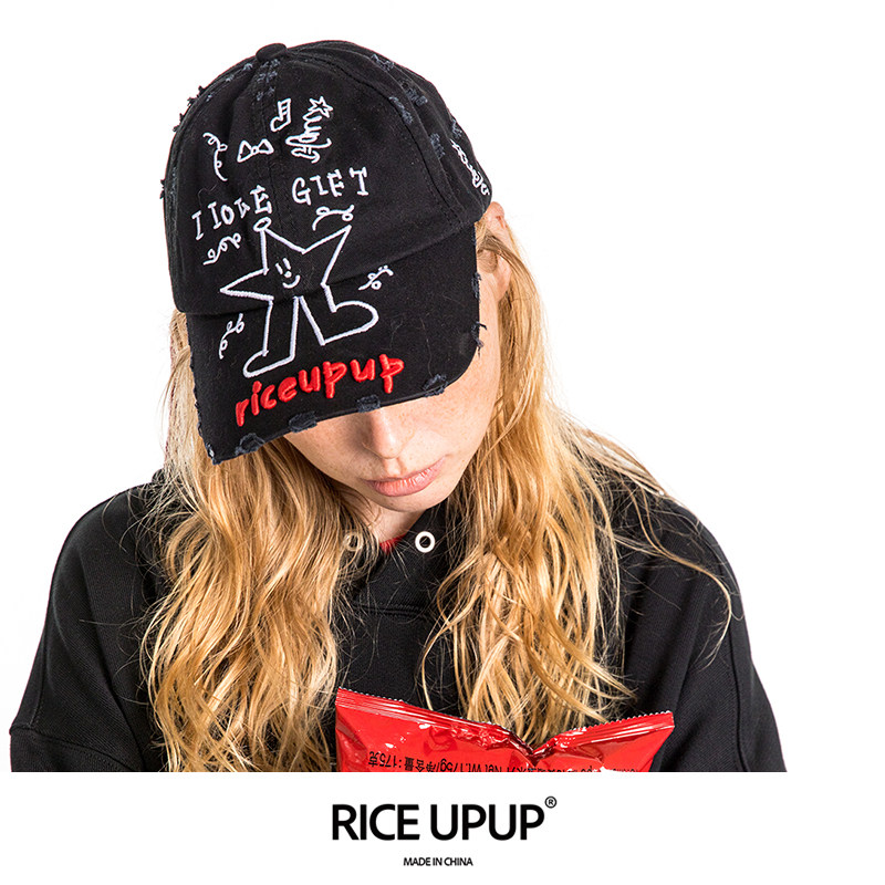 Riceupup重工破坏棒球帽