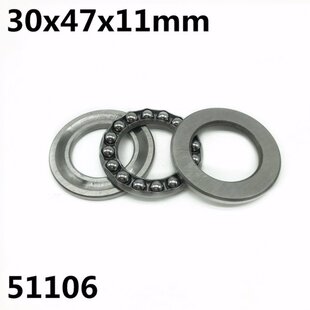 极速10Pcs 51106 30x47x11mm Axial CThrust Ball Bearings 8106