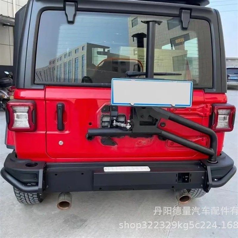 跨境保险杠适用于18-23吉普牧马人AEV后杠改装P备胎架JL牧马人后