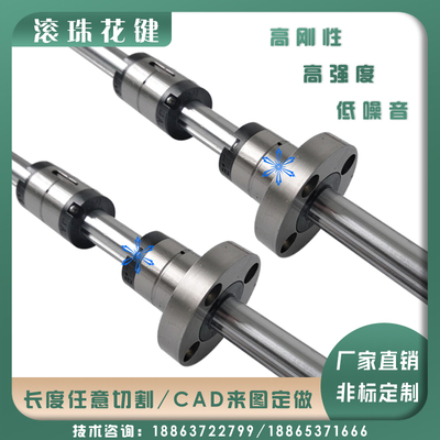 滚珠花键轴LBS6 8 10 13 15 20 25z 30 35 40 45 50 60 70 85 100