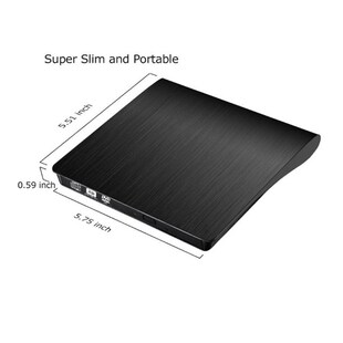 External Cd Dvd Drive With Case Usb 3.0 OpticPal Drive Porta