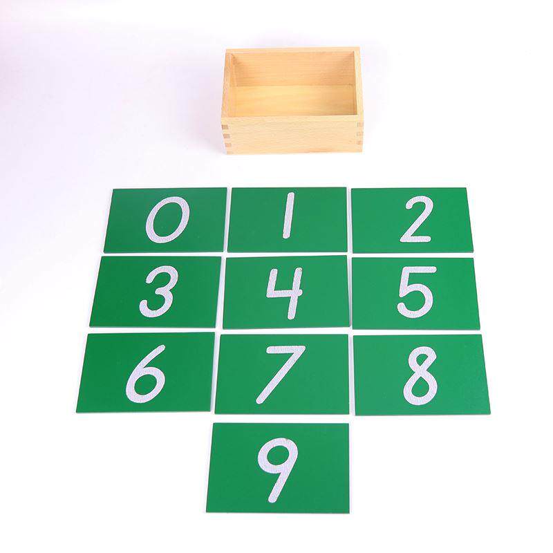 蒙特梭利蒙氏数学教具砂数字板0-9书写练习专业版幼儿园早教益智