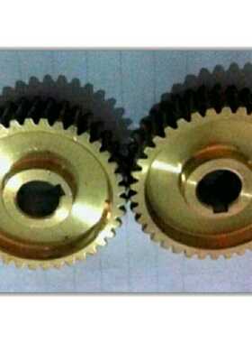 厂家直销滕州f机床专用配件钻铣床ZX50C ZX7550CW走刀箱用铜涡轮