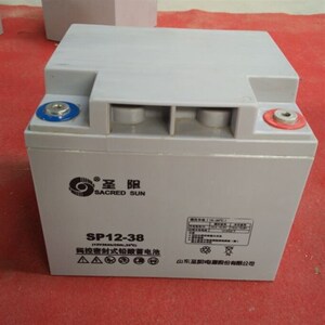 圣阳蓄电池12V38AH 圣阳SP12-38 UPS 不间P断电源铅酸免维护蓄电