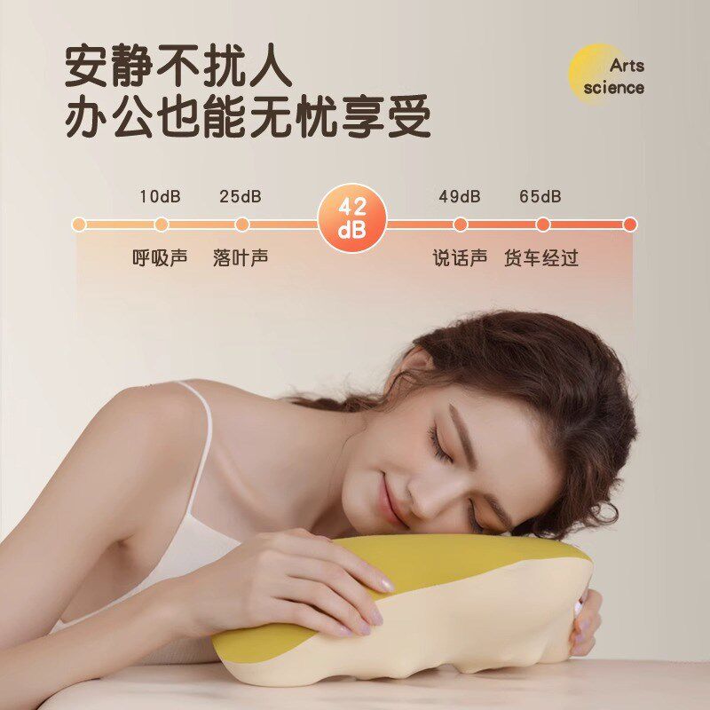 按摩枕腰部按摩器腰椎肩颈车载按摩仪热敷加热充S电usb按摩靠垫