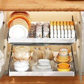 Drawer Rack Baskert Cabinet Kitchen Storage Type Bowl