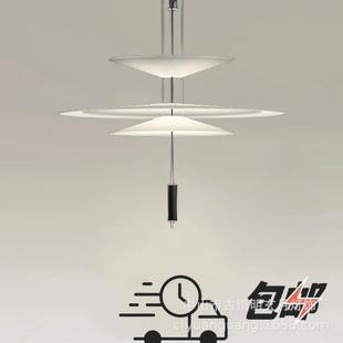 现代简约艺术亚克力吊灯多层组合餐厅灯设计师风格 样板房客厅吊灯
