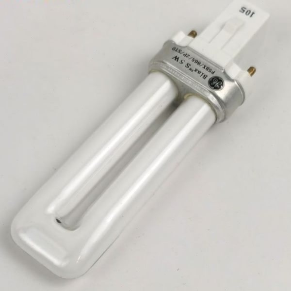 GE通用电气插拔管5W7W11W4针单U台灯2针节能护眼插拔式荧光灯管