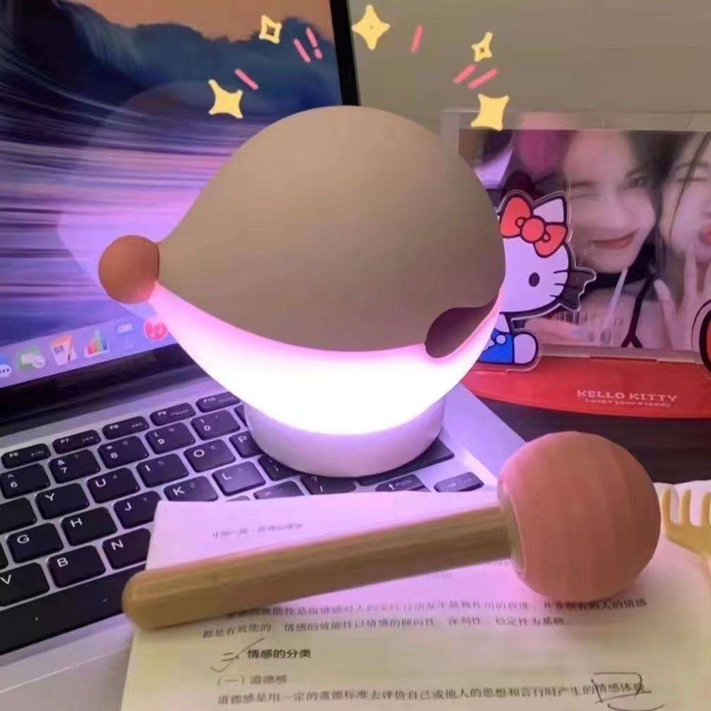木鱼小夜灯暴揍鱼鱼祈福灯创意拍拍灯生日礼物女生闺蜜卧室睡眠灯