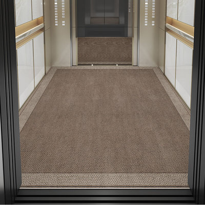 电梯地垫公司酒店轿厢专用比利时绒脚垫高端家用耐磨地毯包边定制