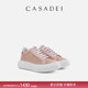 CASADEI 皮革编织设计 Road厚底运动鞋 卡桑蒂女 Off