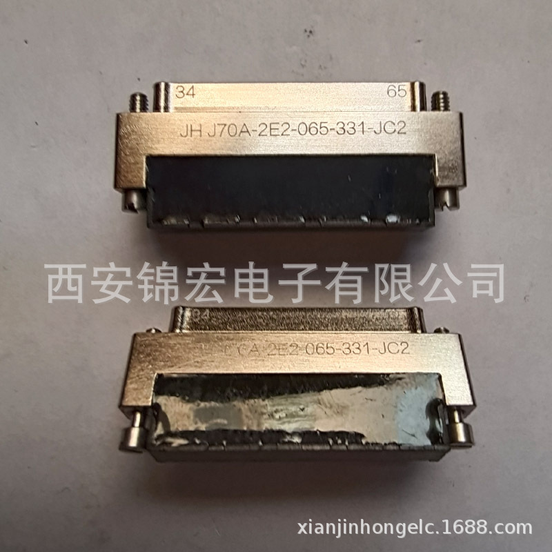 密集型弯孔座J70A-2F2-069-431-TH锦宏牌微小体积矩形连接器插件