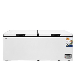 外贸出口商用大容量冰箱deep freezer冷藏冷冻两用冷冻柜