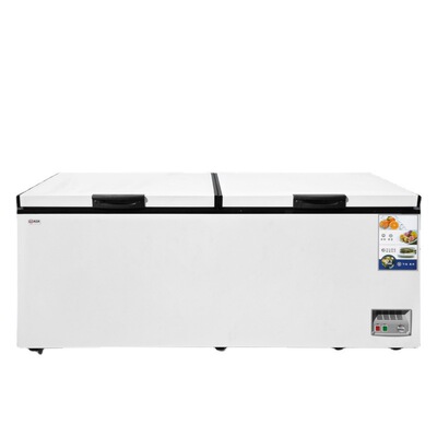 外贸出口商用大容量冰箱deep freezer冷藏冷冻两用冷冻柜