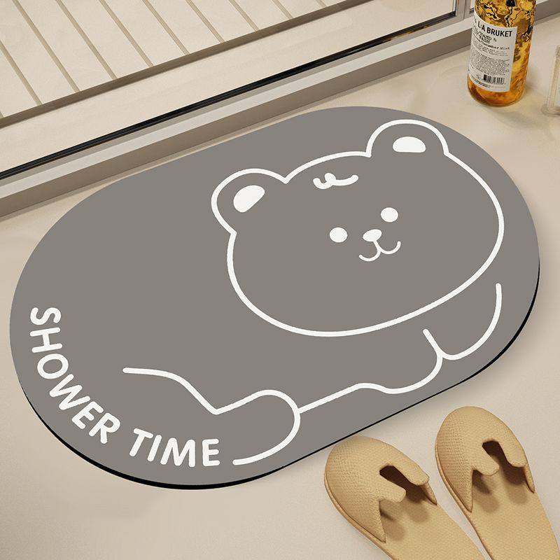 新款 家用浴室吸水速干地垫卫生间软硅藻泥卫浴垫子洗手间门口防,个性定制/设计服务/DIY,地毯/地垫定制,淘宝优惠券,粉丝福利购,淘宝优惠卷