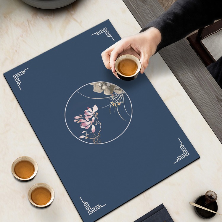 新款 家用杯碗碟干燥垫防滑防污餐桌垫子硅藻泥厨房沥水垫台面吸