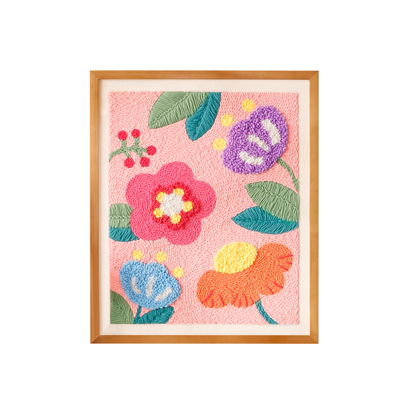 戳戳绣手工diy材料包相框画