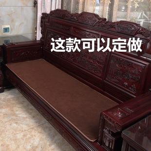 中式 坐垫椅垫办公室布艺防滑垫子 红木沙发垫四季 通用家用实木欧式