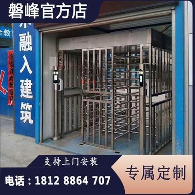 工地不锈钢全高旋转闸门闸机人脸显示进出屏记录考勤住建局应急门