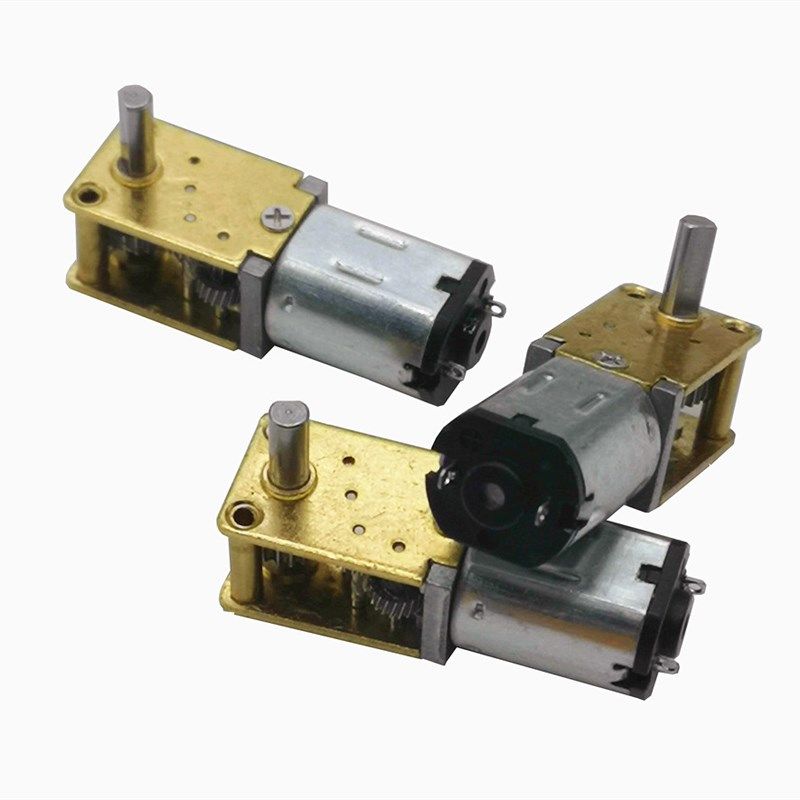 N20减速电机智能机器人电子锁微型直流马达涡轮蜗杆小马达3V6V12V