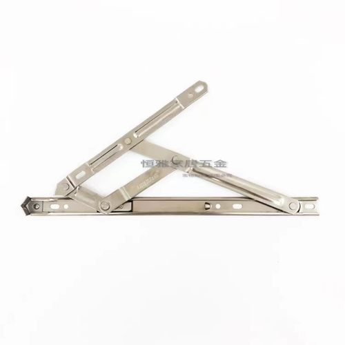 老式薄款不锈钢滑撑外开窗撑杆平开窗铰链铝合金窗风撑限位支撑架