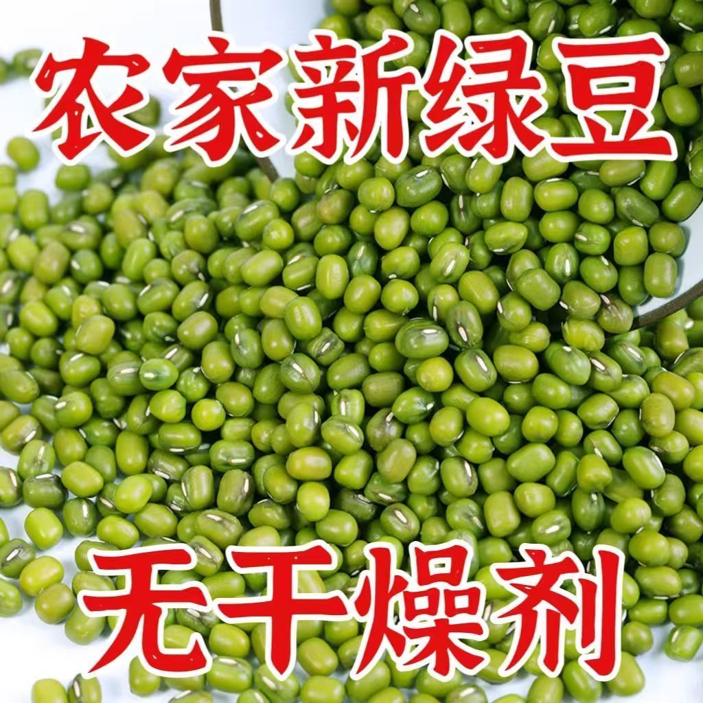当季绿豆优选农家新绿豆绿豆粥绿豆汤绿豆发芽颗粒饱满夏天夏日