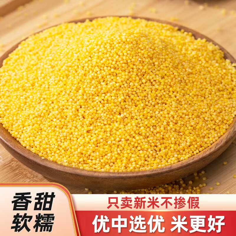 稻广农当季新米正宗广西黄小米农家自产五谷杂粮主食米油煮粥新货
