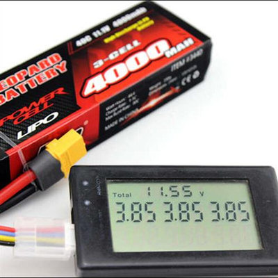 车模船模4000MAH 40C 11.1V 3S豹牌锂电池 可5C充电 RC模型车电池