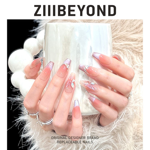 再变任敏春晚同款美甲纯手工