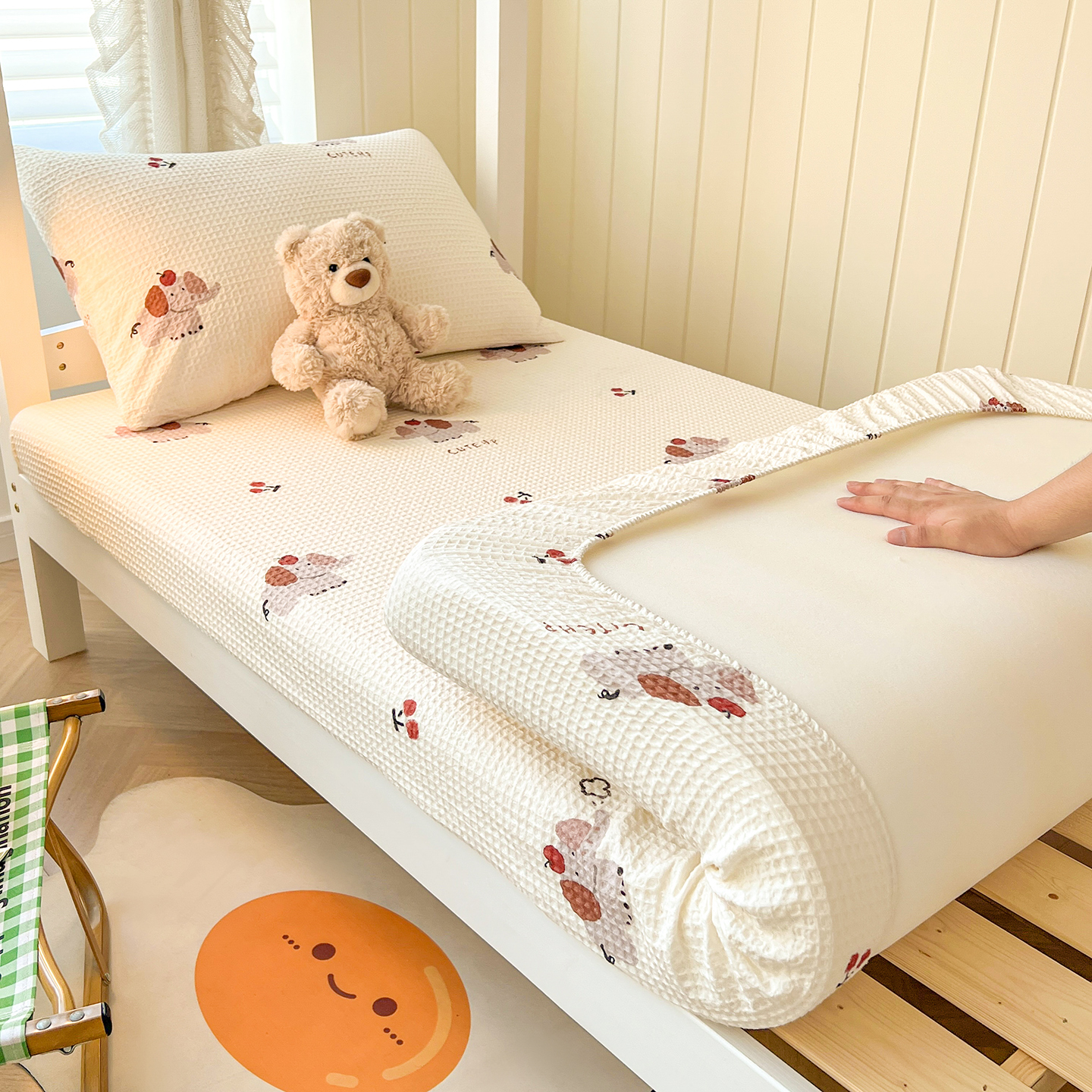 A类母婴级纯棉床笠单件