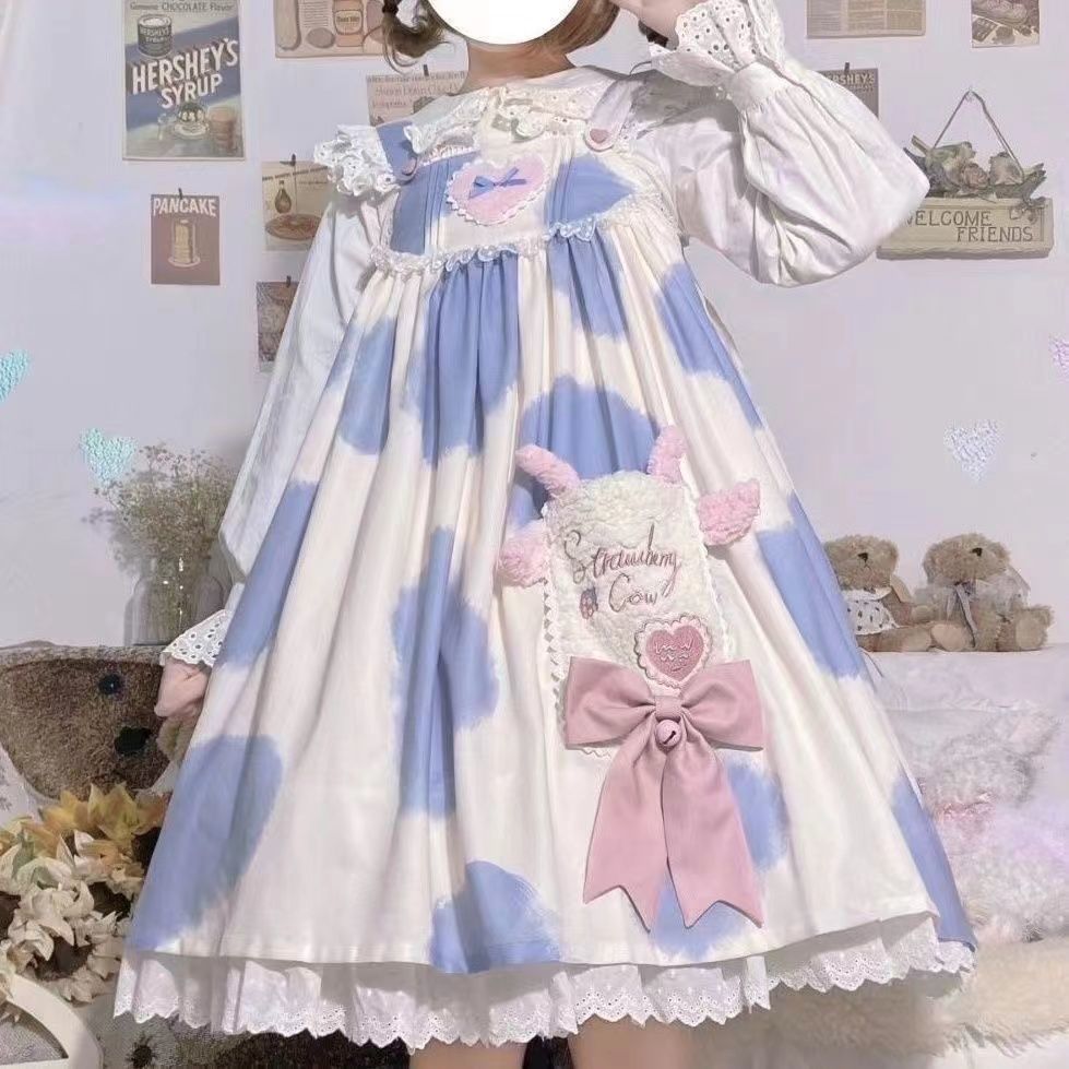 正版lo裙小奶糕Lita牛纹