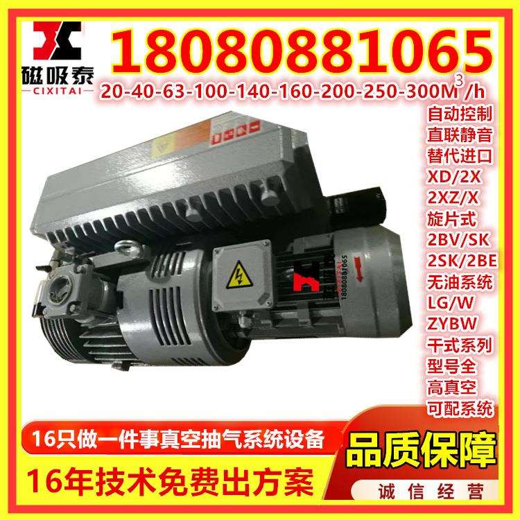 真空泵旋片式茂名XD100型旋片真空泵真空抽气系统机组维修/保养