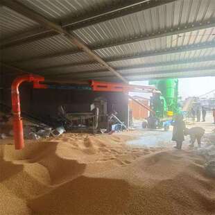粮食卸船气力输送机带机械臂的吸粮机自动化粮库装卸负压输送