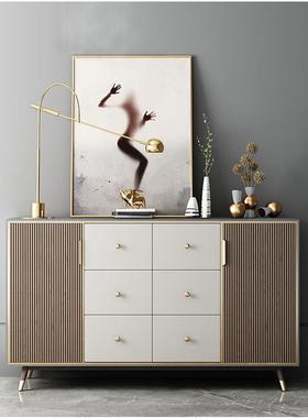 轻奢餐边柜现代简约玄关柜美式门厅柜客厅储物柜家具制作