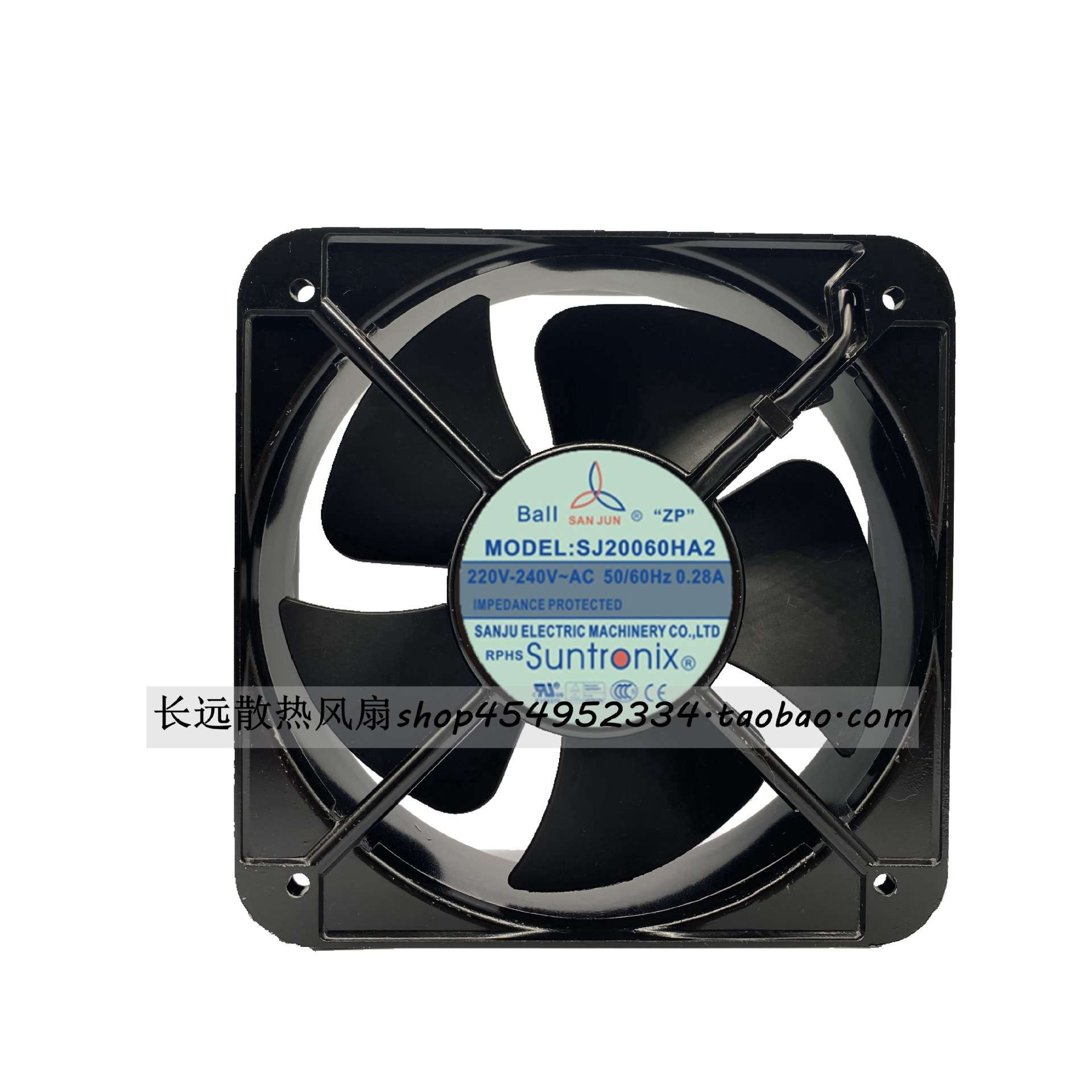 三巨 SJ2006HA2 HA1 HA3 20060 220V0.45a 20cm 机柜 散热风扇