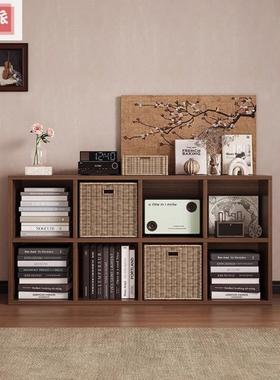 幼儿园书柜学生收纳储物柜收纳柜书架家用落地简易书柜自由组合柜